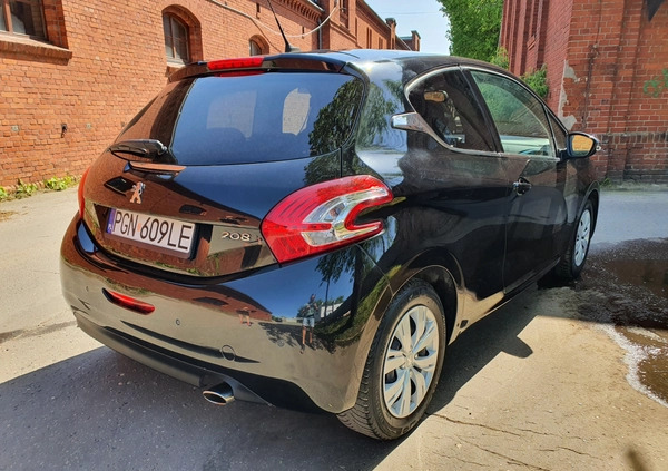 Peugeot 208 cena 24900 przebieg: 146393, rok produkcji 2014 z Mława małe 254